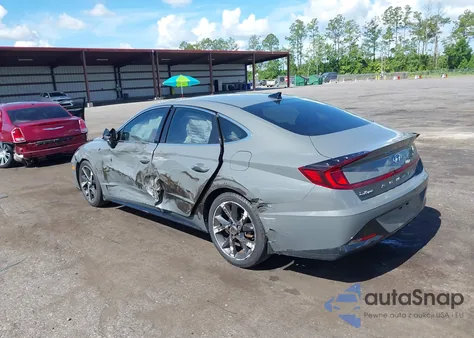 2021 Hyundai Sonata Sel Plus z USA, uszkodzony, nr VIN 5NPEJ4J20MH077888